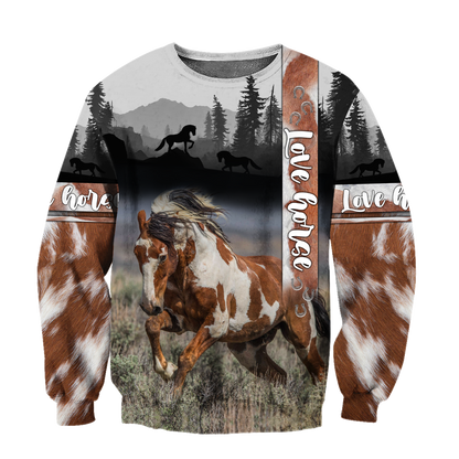 Beautiful American Paint Horse 3D All Over Printed Shirts For Men And Women DA19112005