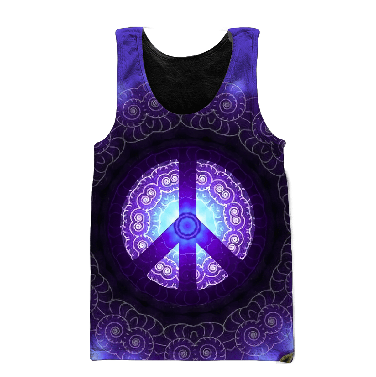 Hippie Peace 3D All Over Printed Hoodie Shirt by SUN AM100301-Apparel-SUN-Tank top-S-Vibe Cosy™