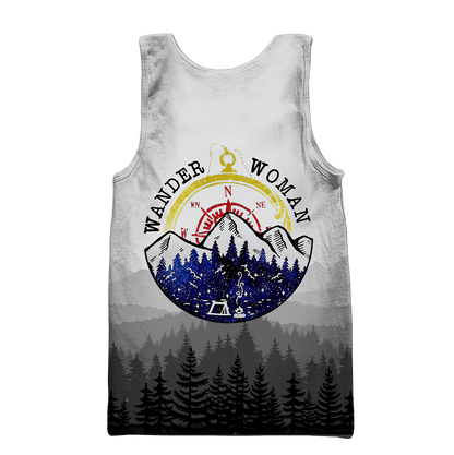 Hiking trails open wander women 3D all over printed shirts
