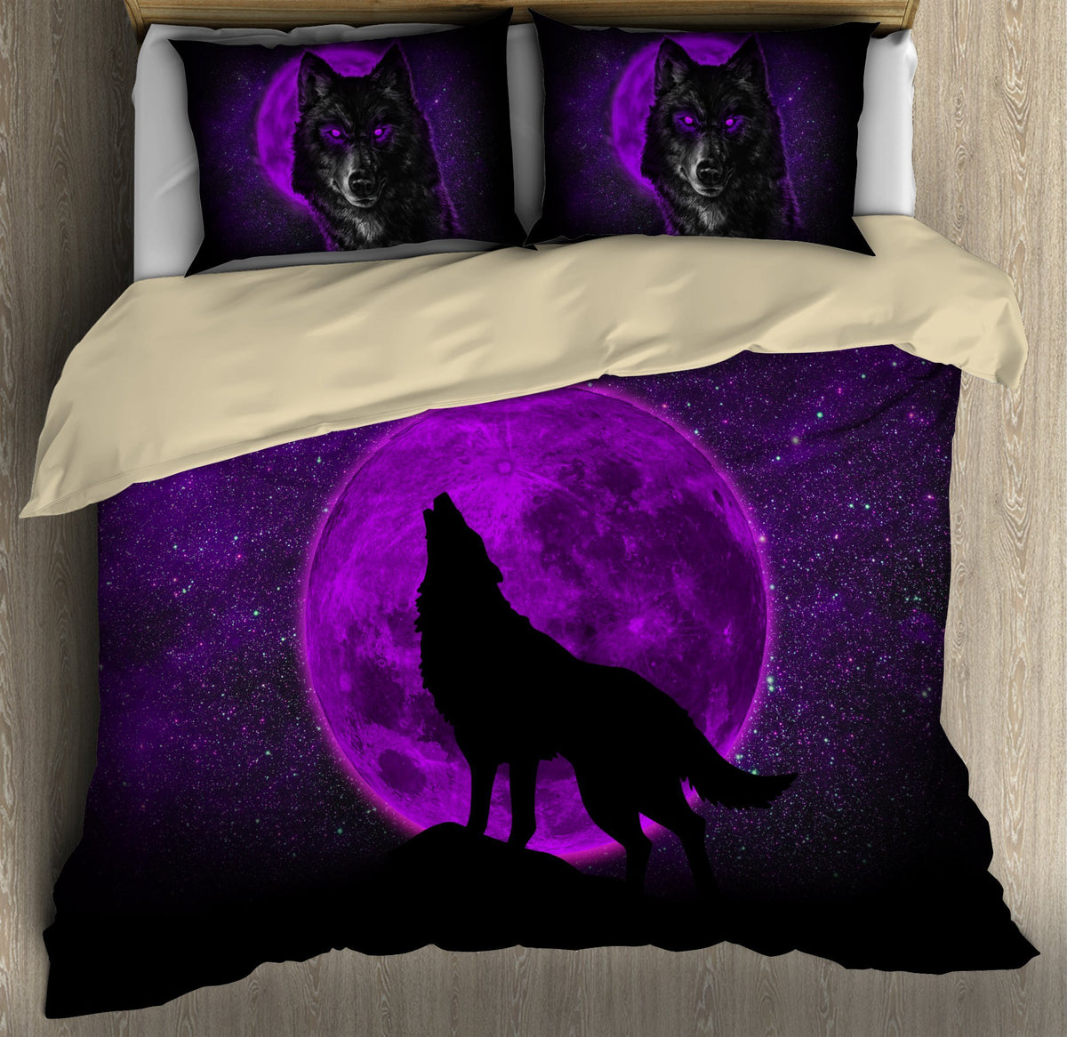 Wolf 3D All Over Printed Bedding Set