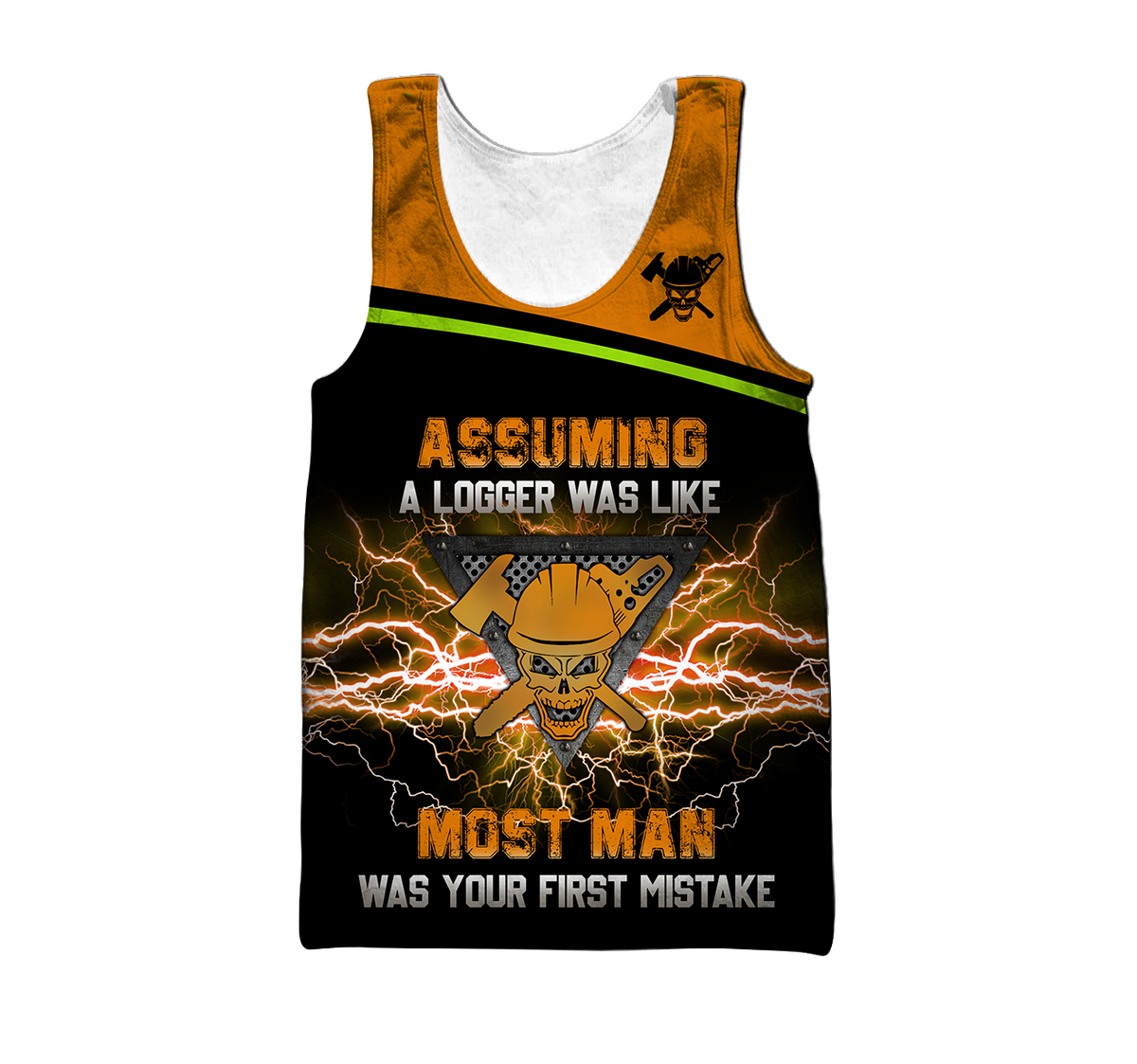 Logger Skull Chainsaw Unisex shirts DA13102003