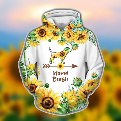 Beagle Mama - Mother's Day Gift 3D Unisex Shirt