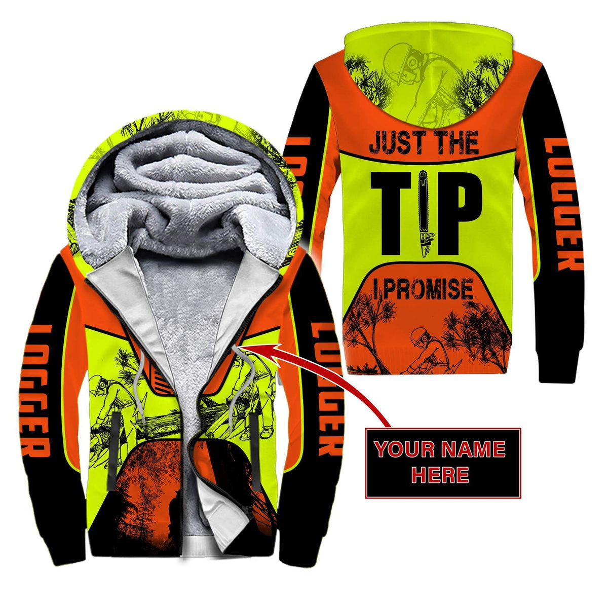 Premium Chainsaw Logger Custom Name Unisex Shirts AM112030