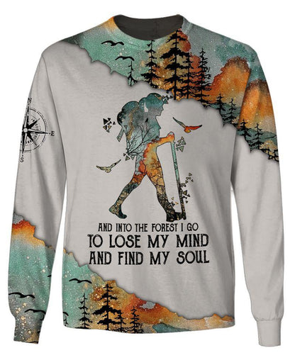 Hippie Camping Into The Forest I Go 3D All Over Printed Unisex Shirts