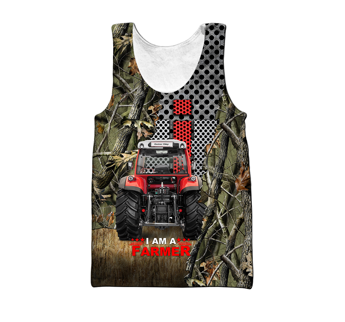 All Over Printed Farmer Tractor Hoodie MEI