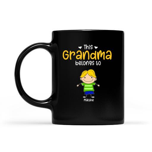 This Grandma Belongs To Personalized Mug Mother's Day Gift