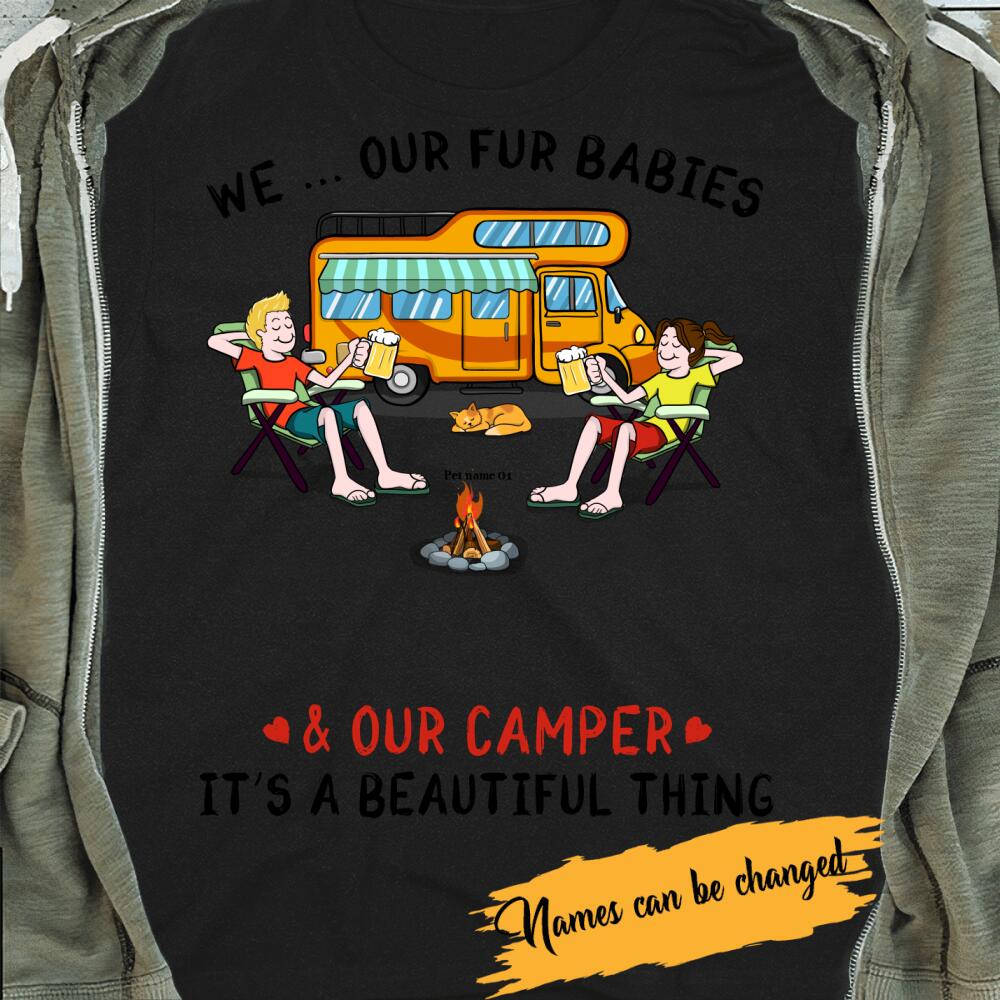 Personalized T-Shirt Our Camper It's A Beautiful Thing