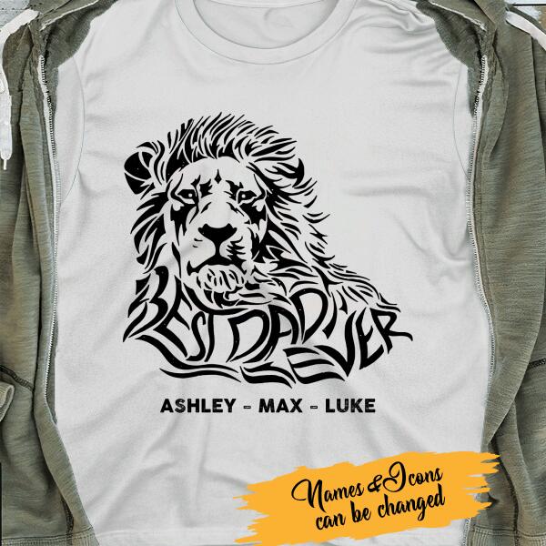 Best Dad Ever Personalized T-Shirt
