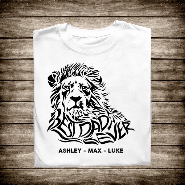 Best Dad Ever Personalized T-Shirt