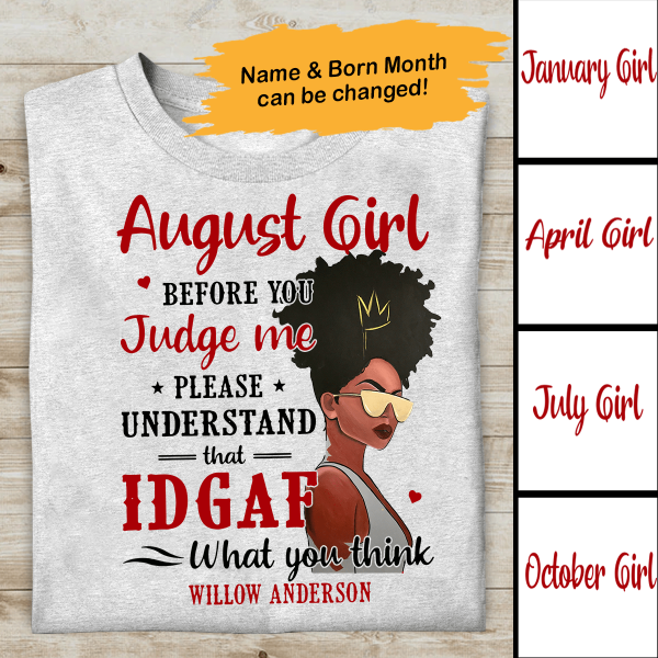 Personalized BWA Judge Me Personalized T-Shirt, Best Gift For Woman