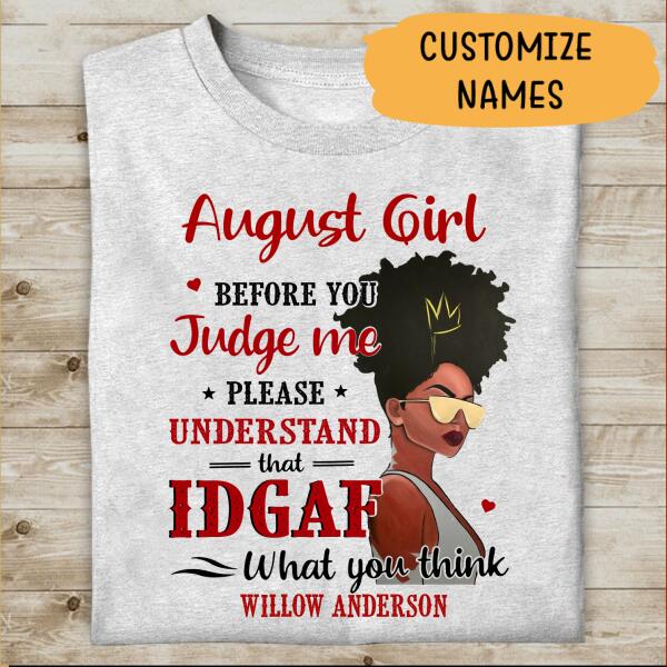 Personalized BWA Judge Me Personalized T-Shirt, Best Gift For Woman