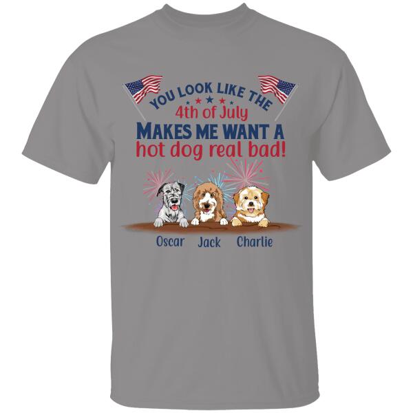 You Look Like The Fourth Of July Personalized T-shirt For Dog Lover