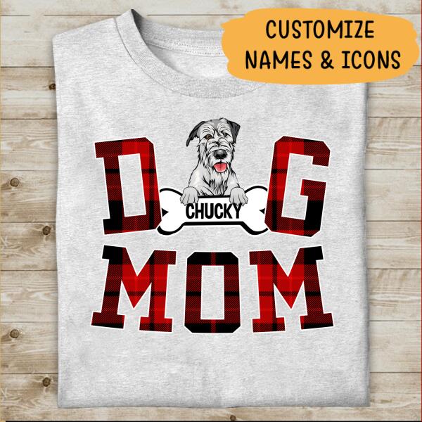 Dog Mom Personalized T-shirt  Special Version Gift For Mom Mother Friends
