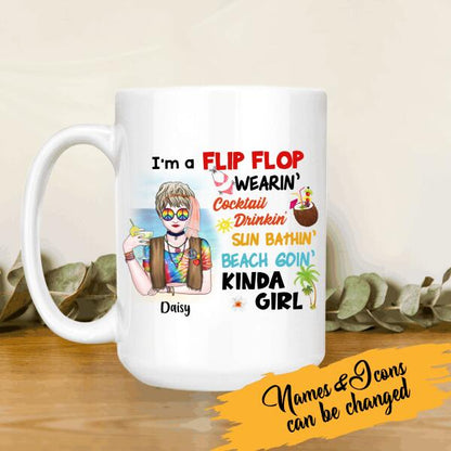 I Am A Flip Flop Personalzied T-shirt For Girl Amazing Gift For Friends