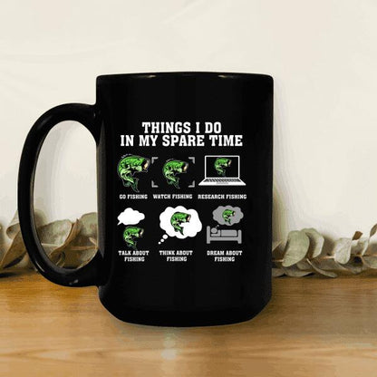Thing I Do In My Spare Time Personalized T-Shirt, Mug,  Best Gifts For Friends And Fishing Lovers