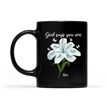 God Says You Are Strong Chosen Precious Personalized T-shirt For Best Friends Mom Girl