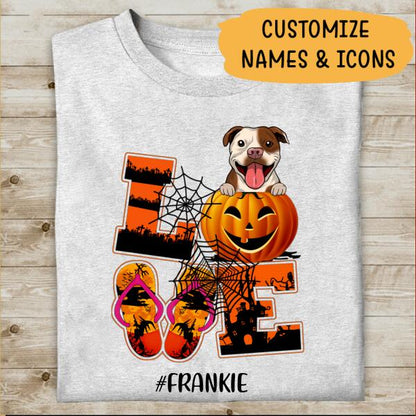 Personalized Dog T-shirt Special Gift For Halloween