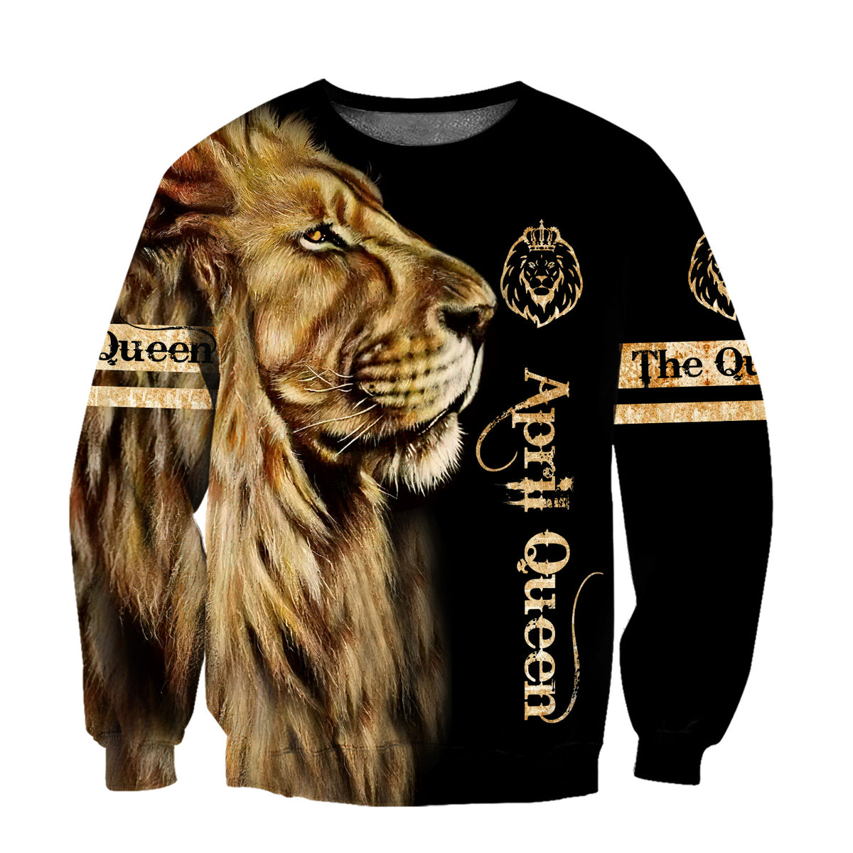 April Lion Queen 3D All Over Printed Shirt for Women