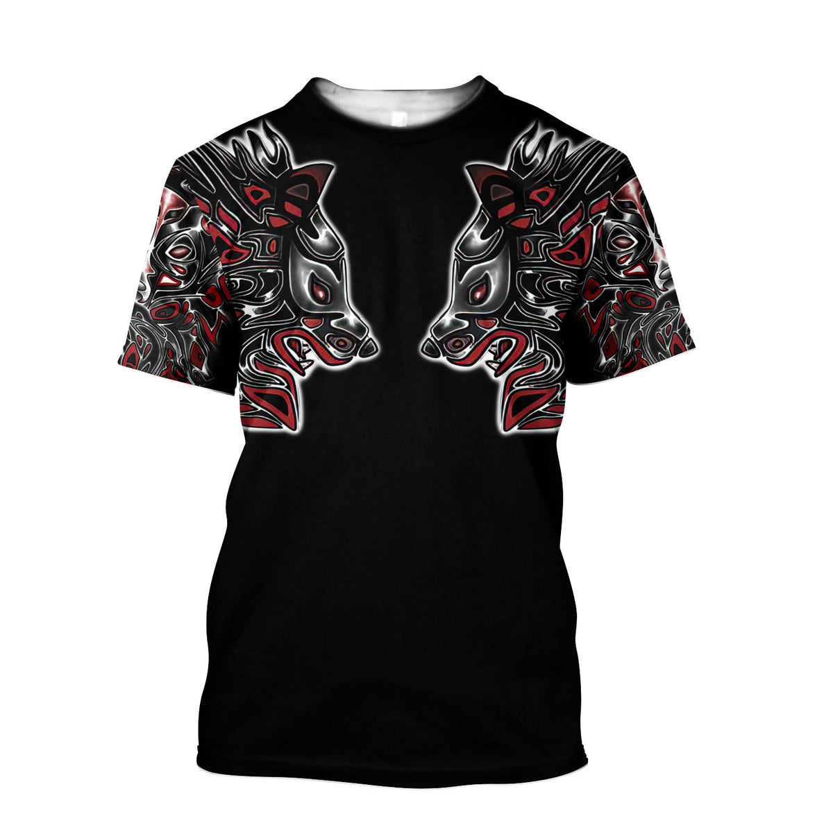 Wolf Tattoo 3D All Over Printed Unisex Shirts No 02