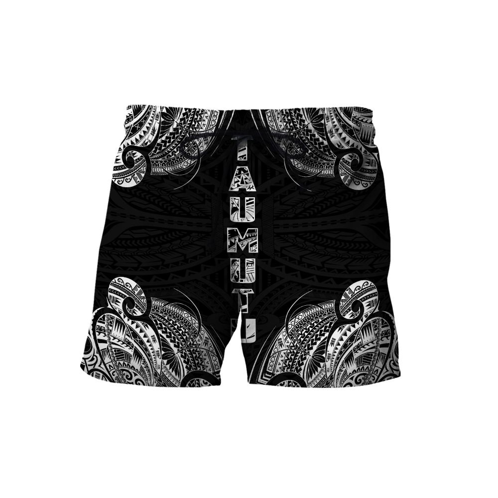 New zealand maori taumutu tattoo 3d all over printed shirt and short for man and women HHT20072002-Apparel-PL8386-Shorts-S-Vibe Cosy™