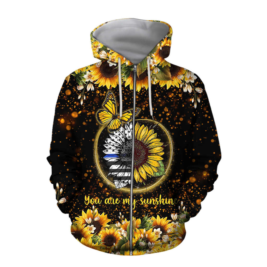 3D All Over Print You Are My Sunshine Hoodie HHT28082005