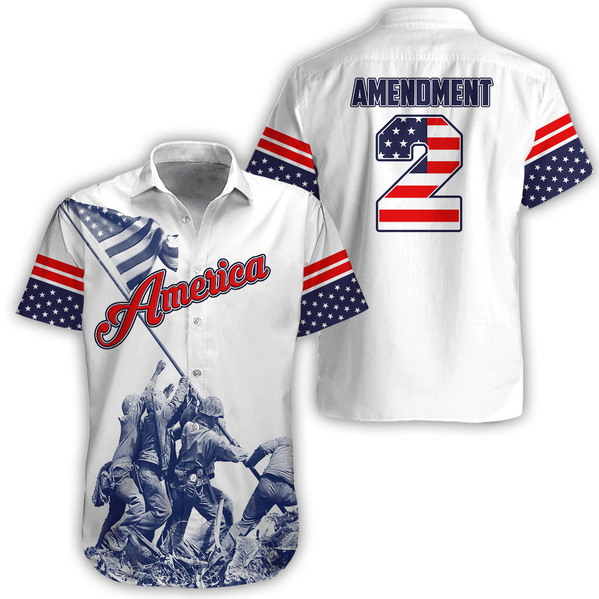 American 3D All Over Printed Unisex Shirts