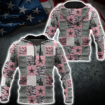 Army Mom 3D All Over Printed Unisex Shirts