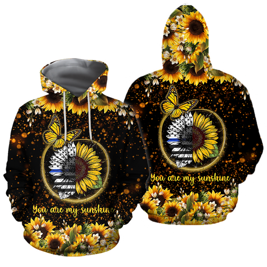 3D All Over Print You Are My Sunshine Hoodie HHT28082005