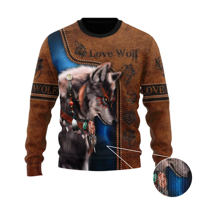 Wolf 3D All Over Printed Unisex Shirt