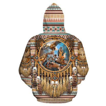 Native American 3D All Over Printed Unisex Shirts