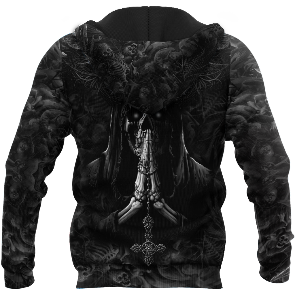 Skull 3D All Over Printed Unisex Shirts Wolf Skull