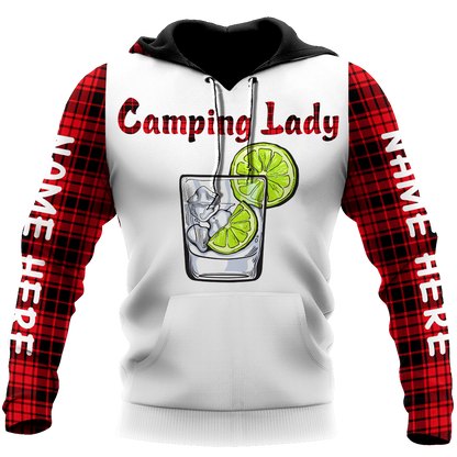 3D All Over Printed Camping  Lady Unisex Shirts Custom Name XT