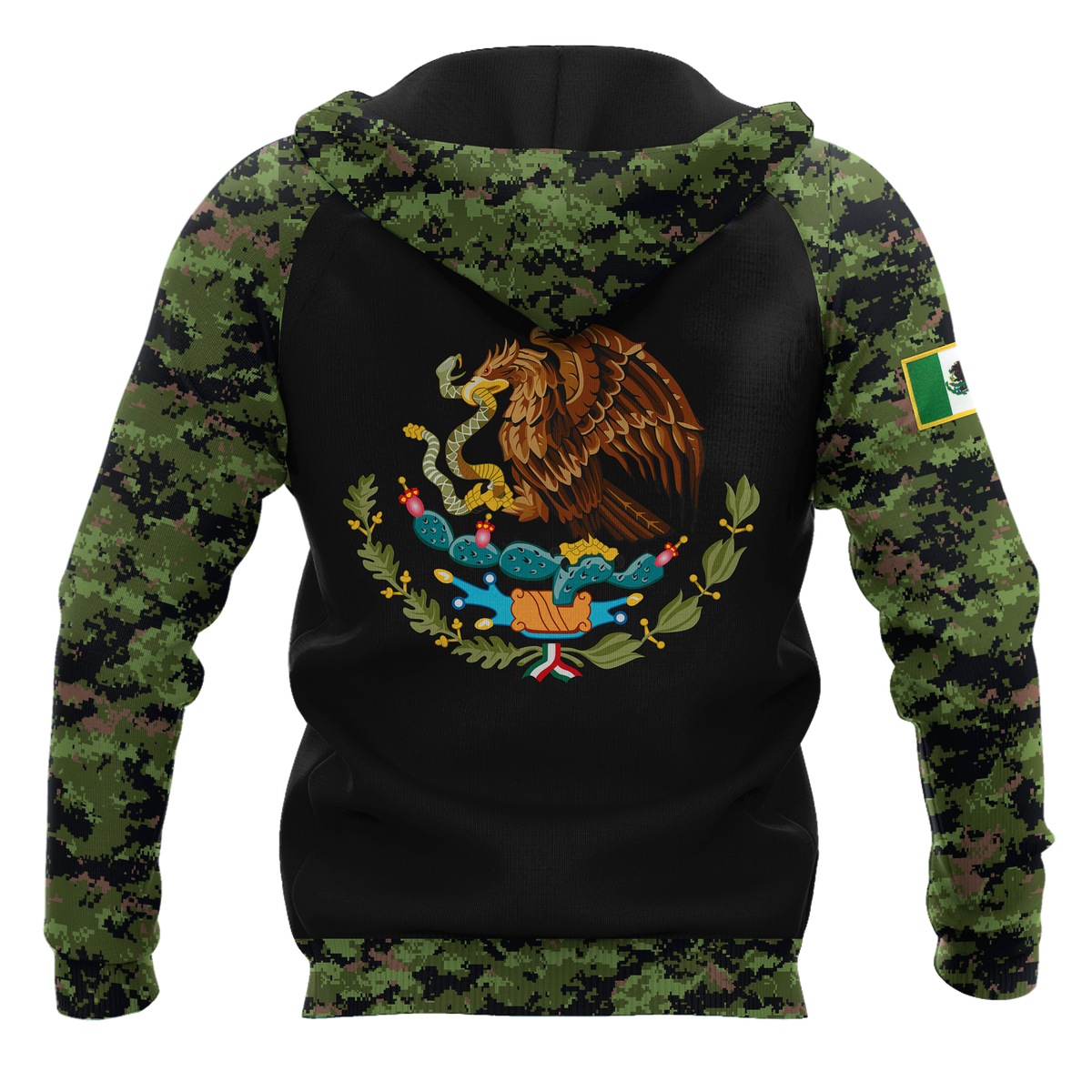 Mexico Coat Of Arms 3D All Over Printed Shirts