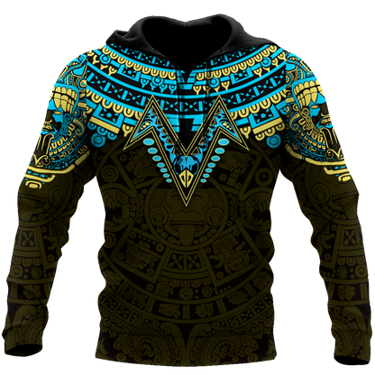 Aztec Mexico 3D All Over Printed Unisex Hoodie