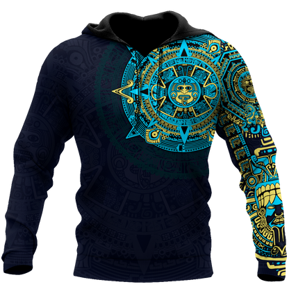Premium Aztec Mexico 3D All Over Printed Shirts S