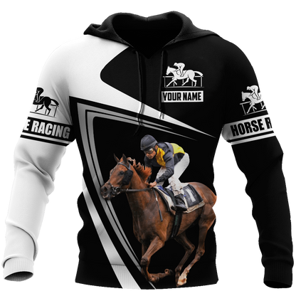 Personalized Name Horse Racing 3D All Over Printed Unisex Shirts