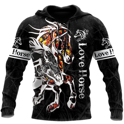 Horse 3D All Over Printed Shirts For Men and Women