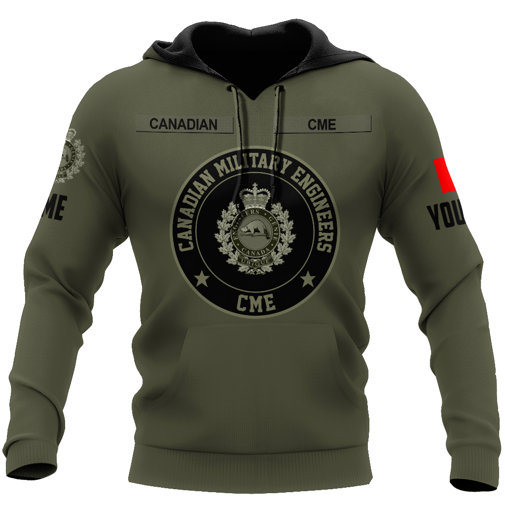 Personalized Name XT Canadian CME Pullover 3D All Over Printed Shirts DA12032103