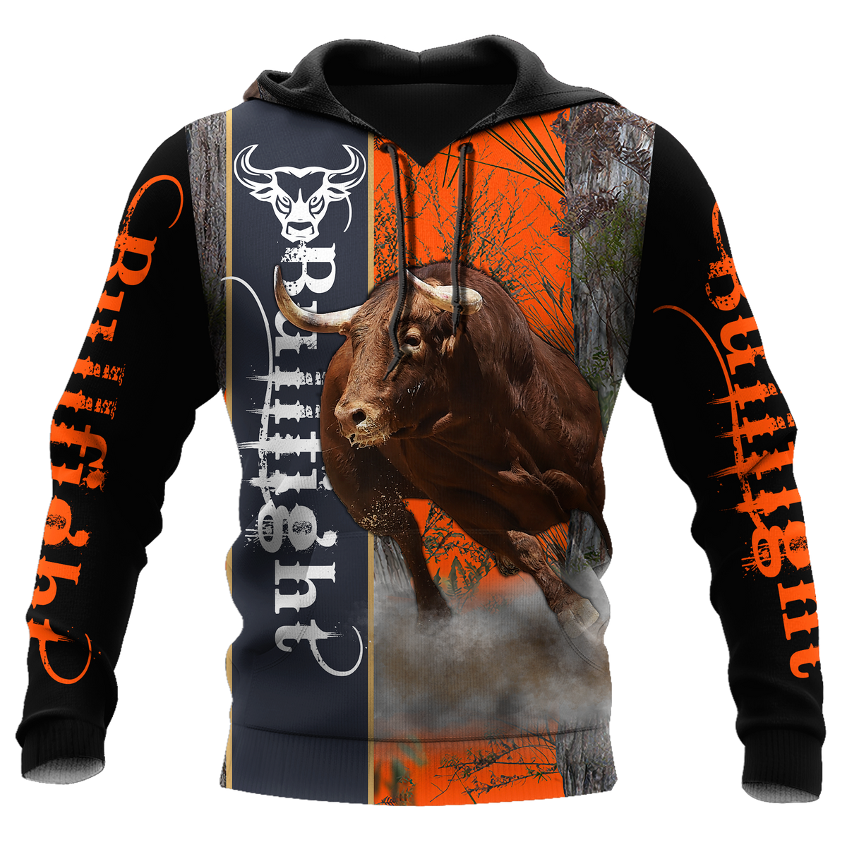 Bullfight Persionalized Your Name 3D All Over Printed Shirts
