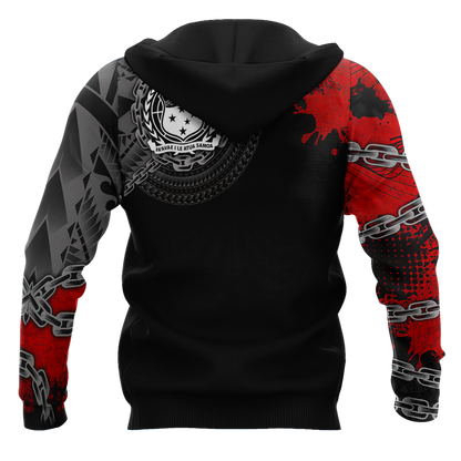Amazing Polynesian Samoa Chain Unisex Deluxe Hoodie ML