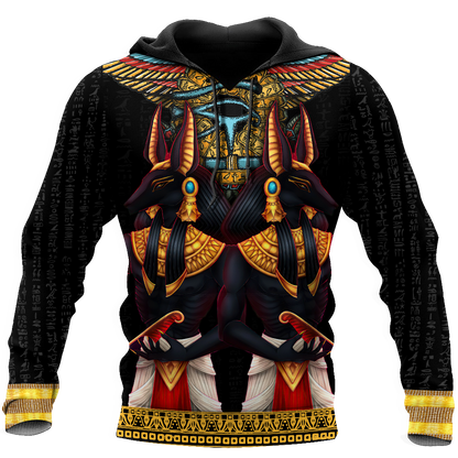 Anubis Horus eye and egyptian falcon 3D Shirts