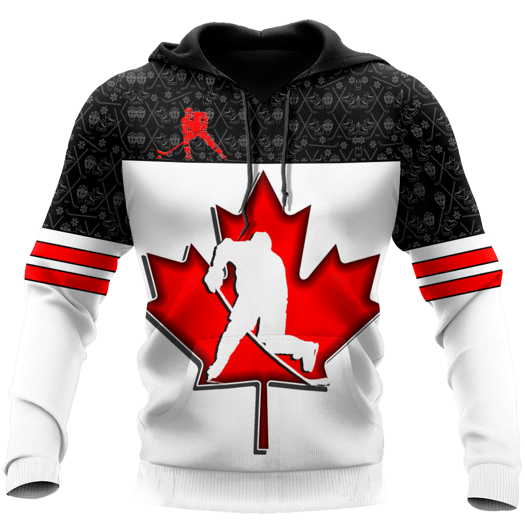 3D All Over Printed Hockey Canada Unisex Shirts Custom Name Custom number  XT