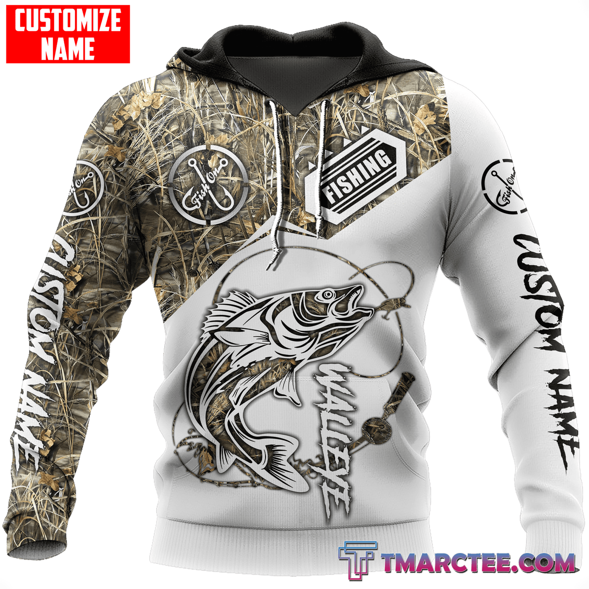 Custom name Walleye fishing Realtree fishing shirts for men and women DD20102106