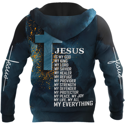 Premium Unisex Hoodie Easter Day Christian Jesus No8 ML Jesus Is My Everything