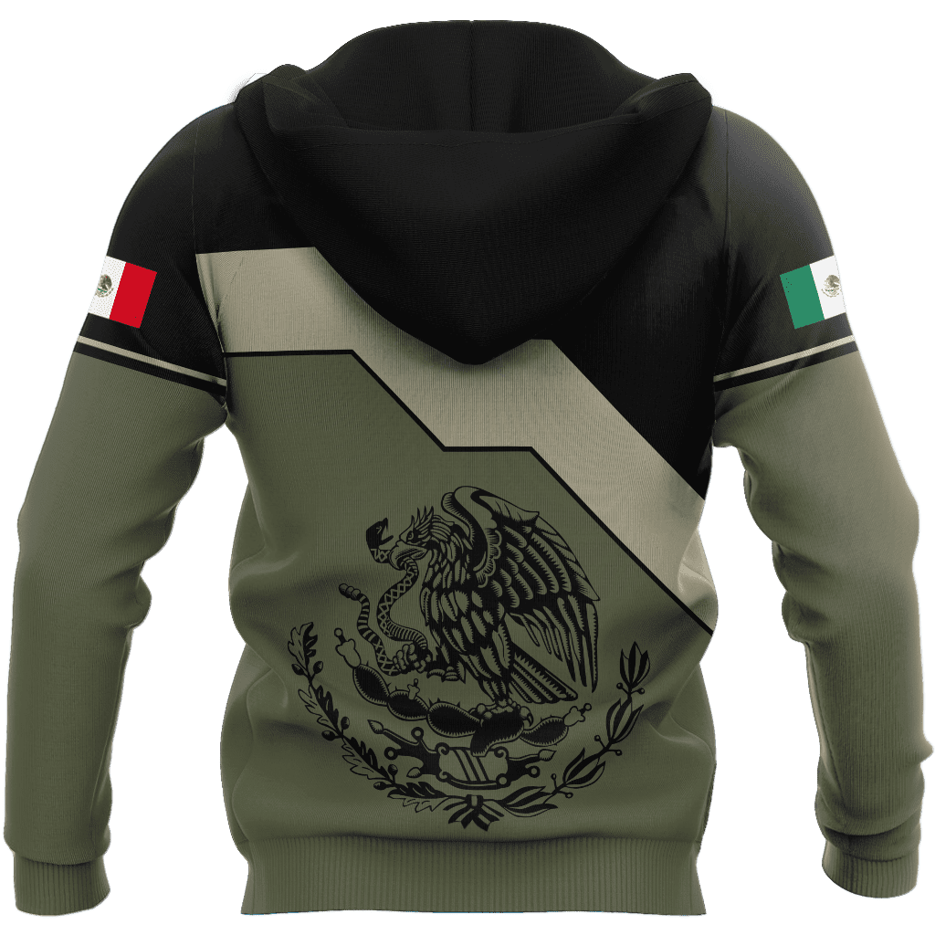 Personalized Name Mexico 3D All Over Printed Unisex Hoodie
