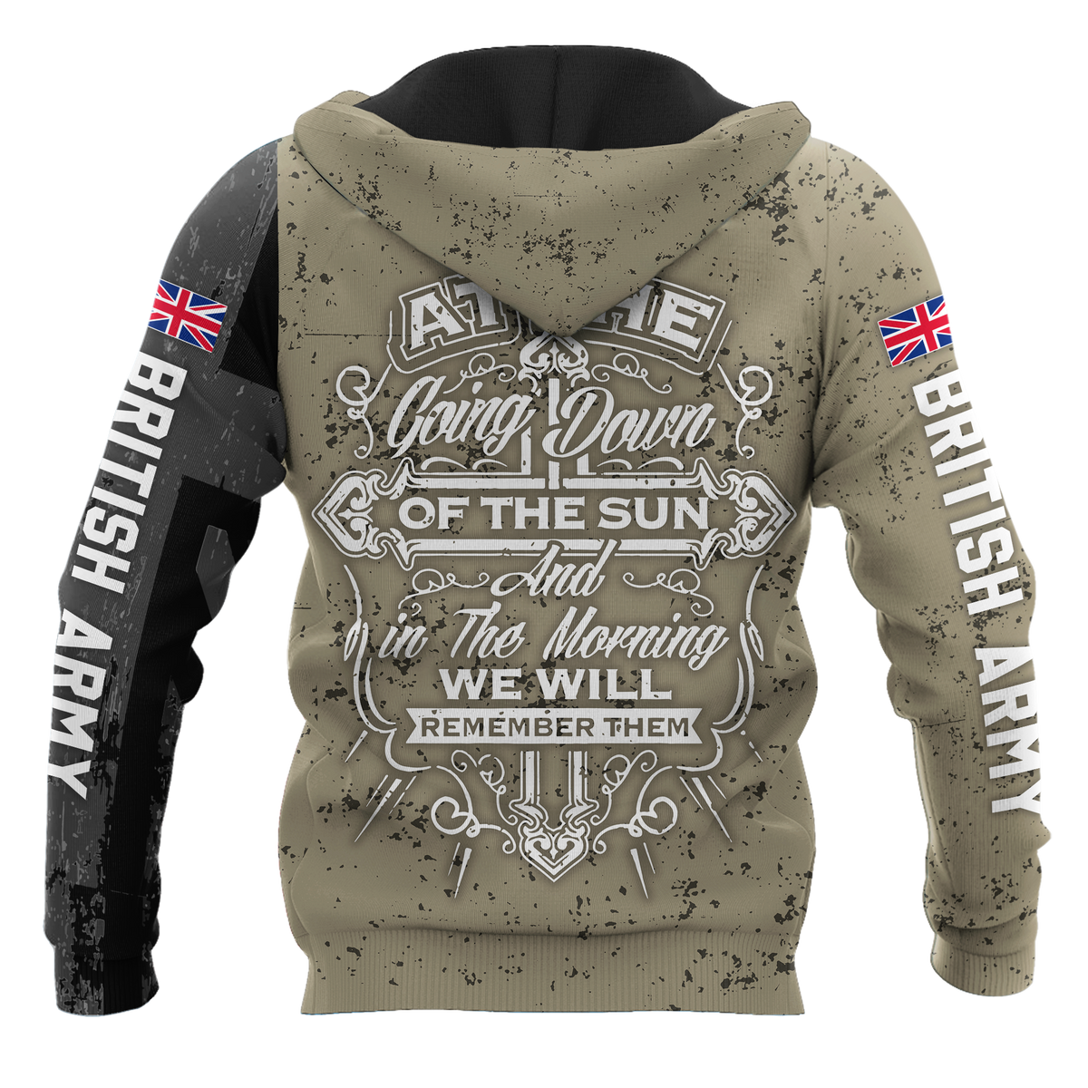 Custom name British Camo 3D Design Print Shirts