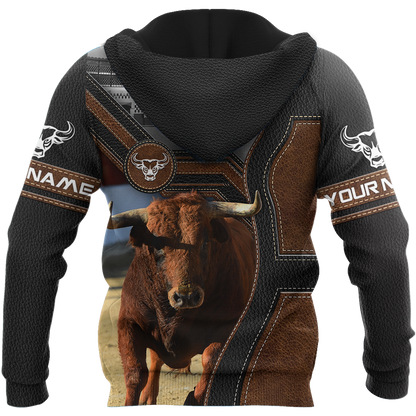 Bullfight Persionalized Your Name 3D All Over Printed Shirts JJ24052101 KT