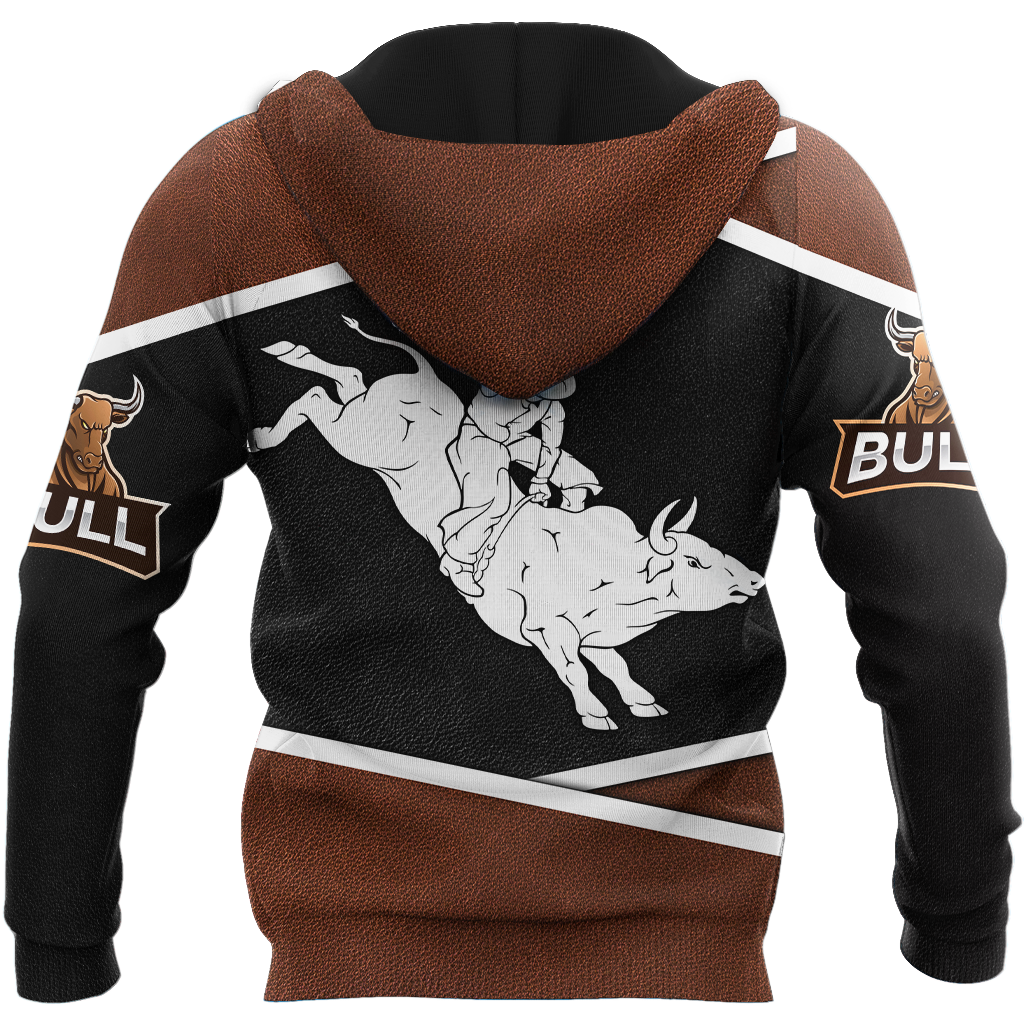 Customize Name Bull Riding 3D All Over Printed Unisex Shirts Love Bull
