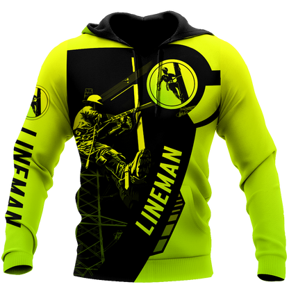Electrician And Lineman Personalized Safety 3D All Over Printed Premium Unisex Hoodie ML MH26022104