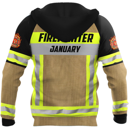 January Firefighter Hoodie For Men And Women MH27012101